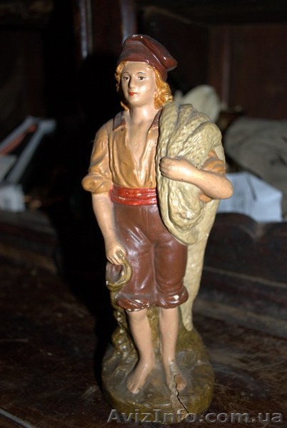 статуэтка, рыбак,гипс - <ro>Изображение</ro><ru>Изображение</ru> #1, <ru>Объявление</ru> #82725