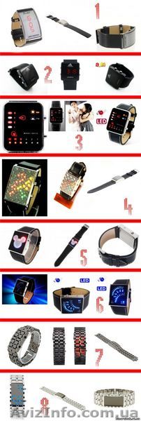 Бинарные и LED часы - часы для модников - <ro>Изображение</ro><ru>Изображение</ru> #1, <ru>Объявление</ru> #80525