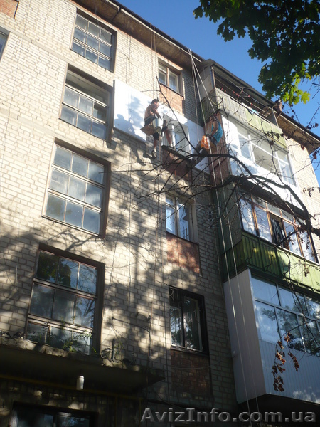 Высотные работы.Утепление фасадов зданий. - <ro>Изображение</ro><ru>Изображение</ru> #1, <ru>Объявление</ru> #84019