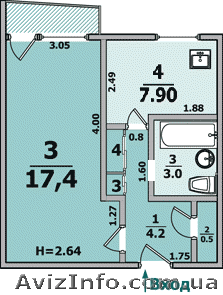 Продам 1к.кв.Героев Труда - <ro>Изображение</ro><ru>Изображение</ru> #1, <ru>Объявление</ru> #122471
