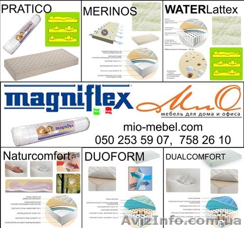 Безпружинные ортопедические матрасы в вакуумной упаковке Magniflex (Магнифлекс) - <ro>Изображение</ro><ru>Изображение</ru> #1, <ru>Объявление</ru> #227143