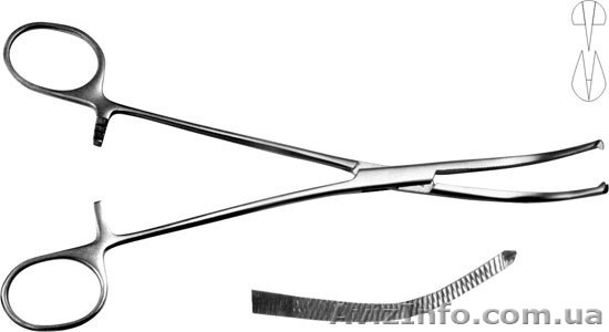 З-38 Зажим с кремальерой д/прикрепл. белья к брюшине, 195 мм Микулича - <ro>Изображение</ro><ru>Изображение</ru> #1, <ru>Объявление</ru> #261257