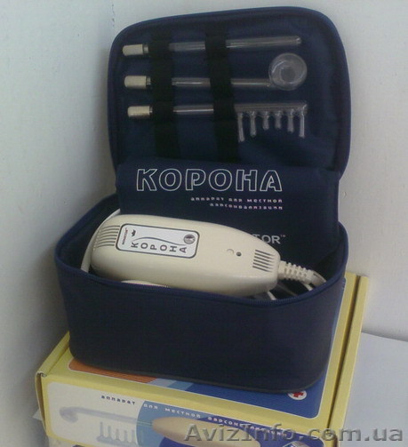 Дарсонваль КОРОНА в барсетке - аппарат дарсонвализации (3 электрода)  - <ro>Изображение</ro><ru>Изображение</ru> #1, <ru>Объявление</ru> #272466