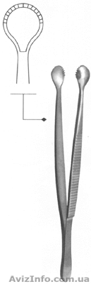 П-157 Пинцет зубчатолапчатый ПХ 200х18  - <ro>Изображение</ro><ru>Изображение</ru> #1, <ru>Объявление</ru> #261395