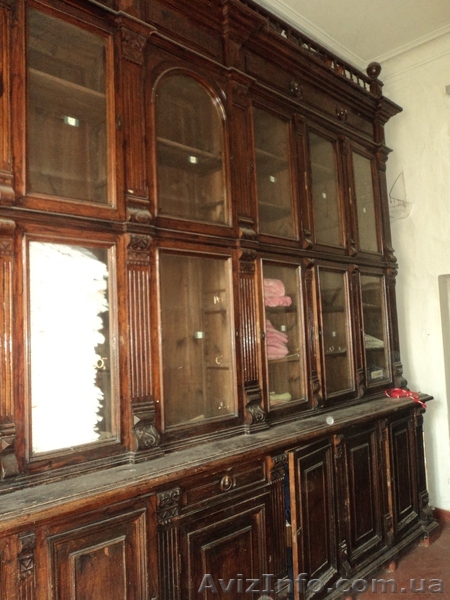 немецкий библиотечный шкаф - <ro>Изображение</ro><ru>Изображение</ru> #1, <ru>Объявление</ru> #299475