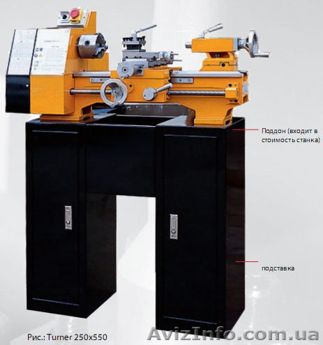 Токарный станок по металлу Turner 250x550 - <ro>Изображение</ro><ru>Изображение</ru> #1, <ru>Объявление</ru> #320630