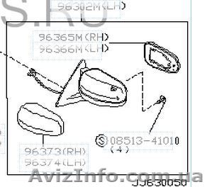 Обтекатель и стекло зеркала nissan Maxima A32 - <ro>Изображение</ro><ru>Изображение</ru> #1, <ru>Объявление</ru> #349598