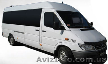 Перевозки автобусом Mersedes Sprinter по Украине, Росии, Белоруси. - <ro>Изображение</ro><ru>Изображение</ru> #1, <ru>Объявление</ru> #452637