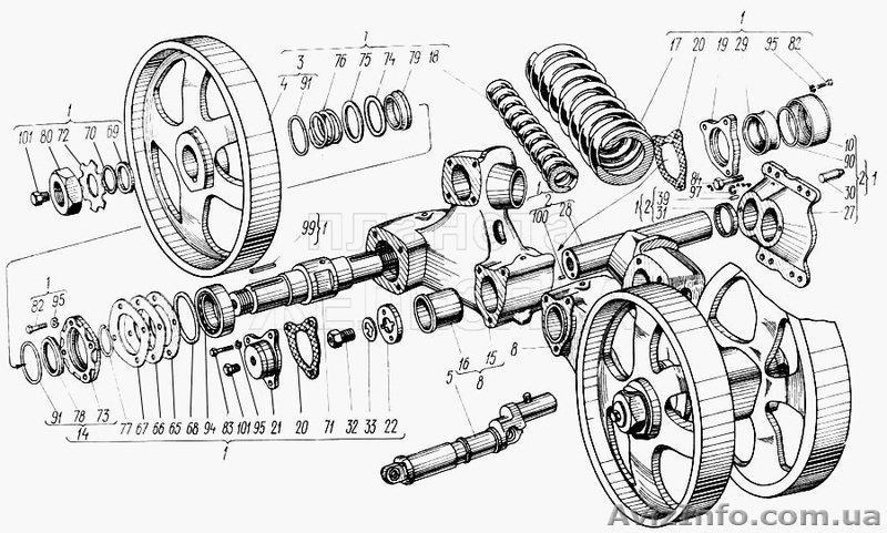 Амортизатор гидравлической подвески (гус.) 150.31.017 трактор ХТЗ Т-150 - <ro>Изображение</ro><ru>Изображение</ru> #1, <ru>Объявление</ru> #476602