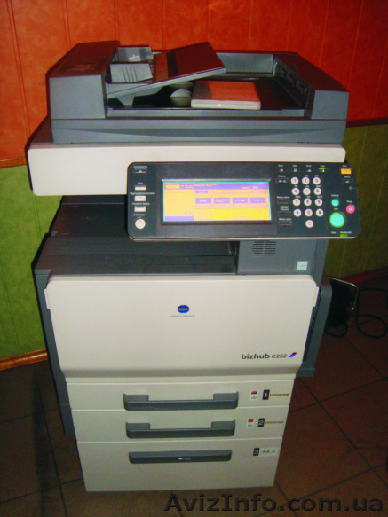 Цветной копир Konica Minolta Bizhub C252 (копир-принтер-сканер) бу - <ro>Изображение</ro><ru>Изображение</ru> #1, <ru>Объявление</ru> #617073