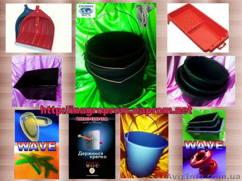 Вёдра строительные WAVE 10,12,14,16 и 20 литров  - <ro>Изображение</ro><ru>Изображение</ru> #1, <ru>Объявление</ru> #724528