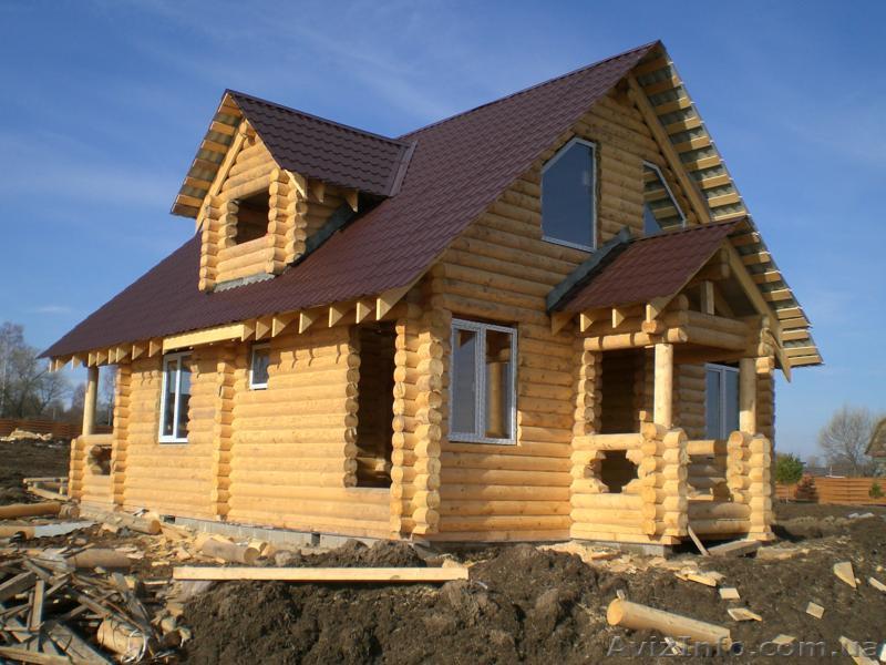 Деревянный дом из массива сосны - <ro>Изображение</ro><ru>Изображение</ru> #1, <ru>Объявление</ru> #827590