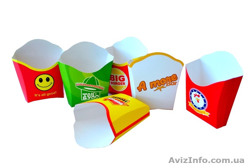 Упаковка для картошки фри, коробочки для гамбургеров - <ro>Изображение</ro><ru>Изображение</ru> #1, <ru>Объявление</ru> #829317
