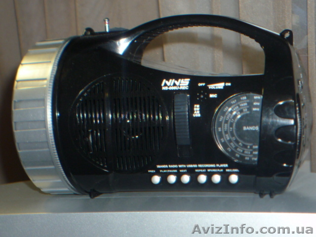 аккумуляторный AM/FM/SW приёмник+МР3+LED фонарь - <ro>Изображение</ro><ru>Изображение</ru> #1, <ru>Объявление</ru> #850618