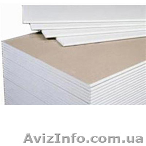 Гипсокартон стеновой 12,5х1200х2500 KNAUF, RiGips - <ro>Изображение</ro><ru>Изображение</ru> #1, <ru>Объявление</ru> #870481