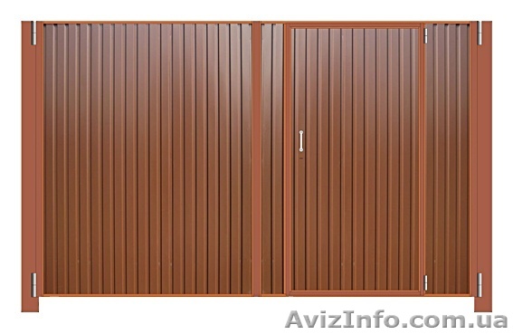Ворота из профнастила  - <ro>Изображение</ro><ru>Изображение</ru> #1, <ru>Объявление</ru> #904541