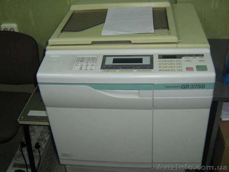 .Ризограф (цифровой дупликатор) Riso GR 3750 формата А3 - <ro>Изображение</ro><ru>Изображение</ru> #1, <ru>Объявление</ru> #909669
