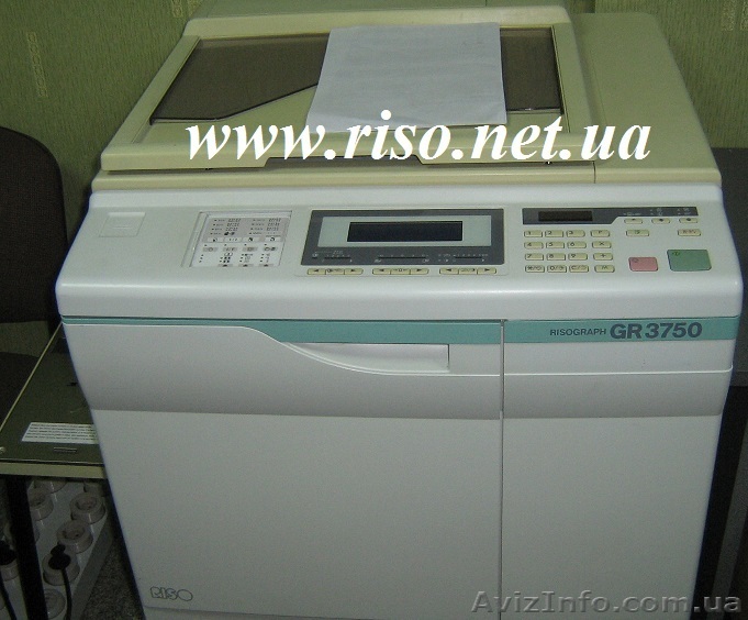 Продам ризограф Riso GR3750 - <ro>Изображение</ro><ru>Изображение</ru> #1, <ru>Объявление</ru> #922938