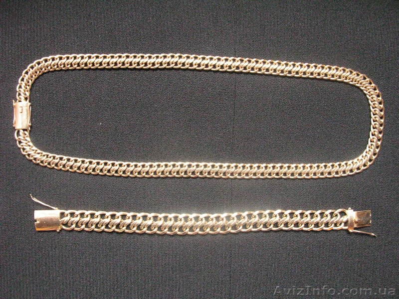 Золотой набор (Цепь, Браслет) - <ro>Изображение</ro><ru>Изображение</ru> #1, <ru>Объявление</ru> #1040215