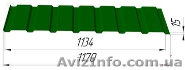  Профнастил ПС 15 - стеновой. - <ro>Изображение</ro><ru>Изображение</ru> #1, <ru>Объявление</ru> #1044024