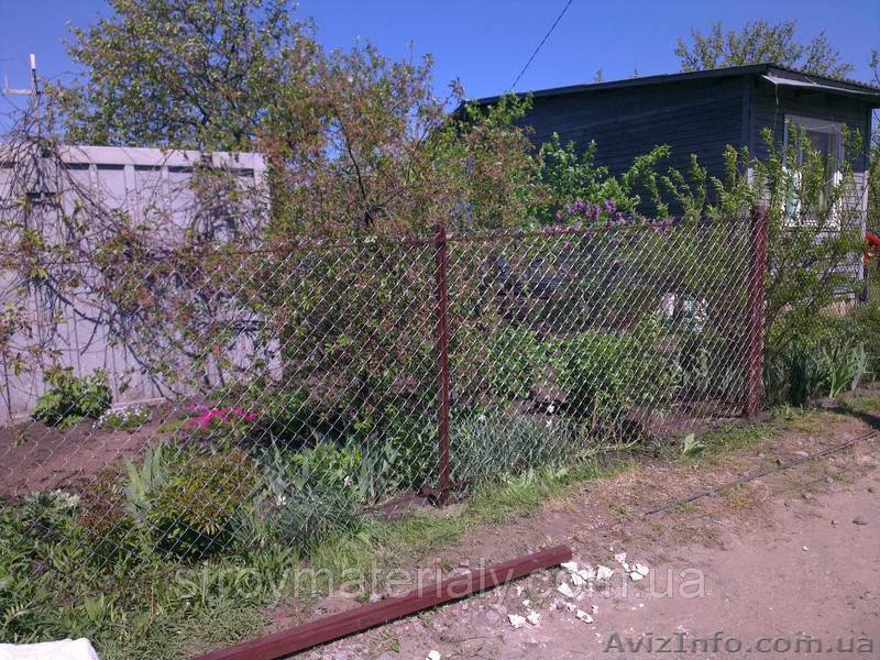 Забор из сетки рабица для дачи - <ro>Изображение</ro><ru>Изображение</ru> #1, <ru>Объявление</ru> #1133976