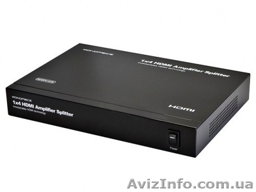Сплиттер 1x4 HDMI (Splitter) усилитель распределитель HDMI сигнала на 50 метров  - <ro>Изображение</ro><ru>Изображение</ru> #1, <ru>Объявление</ru> #1200546