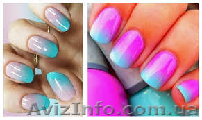 Маникюр с эффектом Омбре гель лаком  - <ro>Изображение</ro><ru>Изображение</ru> #1, <ru>Объявление</ru> #1227046