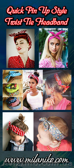 Повязки на голову в стиле Pin Up от MilaNiko - <ro>Изображение</ro><ru>Изображение</ru> #1, <ru>Объявление</ru> #1212165