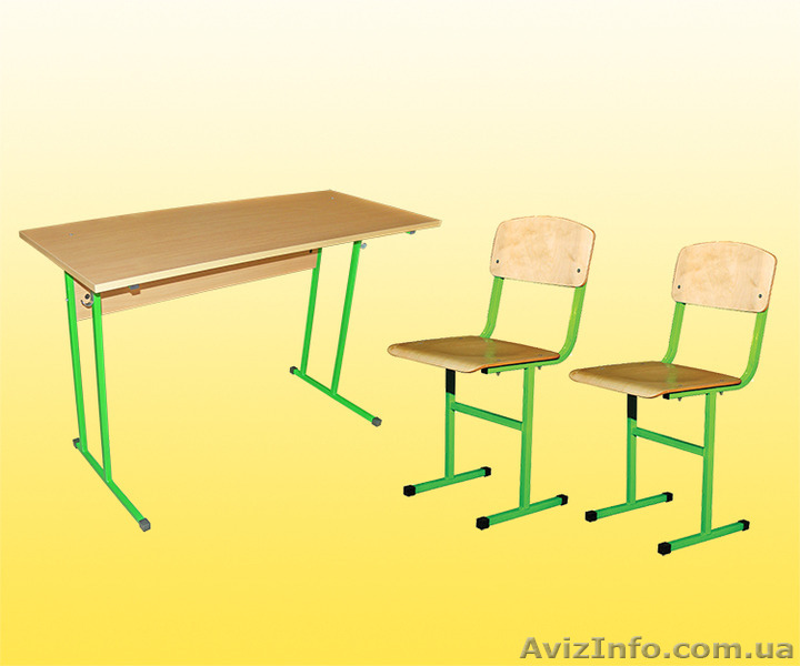 Комплект ученический 2- местный (Парта+2стула) - <ro>Изображение</ro><ru>Изображение</ru> #1, <ru>Объявление</ru> #1247783