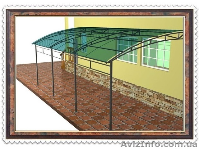 Навесы для частного дома, автомобилей, зон отдыха с любым видом кровли - <ro>Изображение</ro><ru>Изображение</ru> #1, <ru>Объявление</ru> #1269051