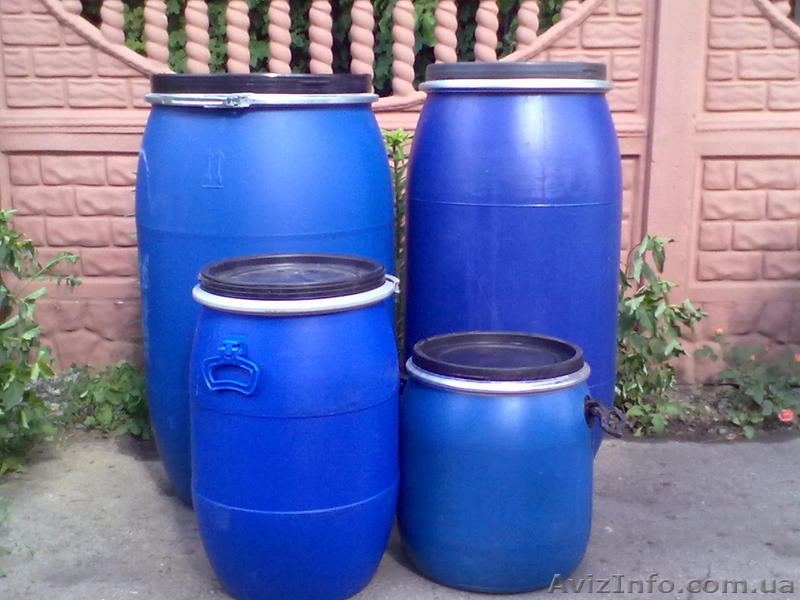 Продам бочки пластиковые 50-200 литров - <ro>Изображение</ro><ru>Изображение</ru> #1, <ru>Объявление</ru> #1271973