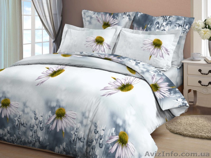 Постельное белье купить Харьков, Комплект Ромашки - <ro>Изображение</ro><ru>Изображение</ru> #1, <ru>Объявление</ru> #1280985