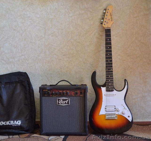 Продам электрогитару Parksons с усилителем Cort mx15r - <ro>Изображение</ro><ru>Изображение</ru> #1, <ru>Объявление</ru> #1314366