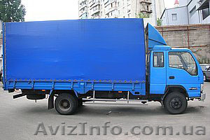  Грузоперевозки автомобилем тент 6т, 42м3 с гидробортом. - <ro>Изображение</ro><ru>Изображение</ru> #1, <ru>Объявление</ru> #1367332