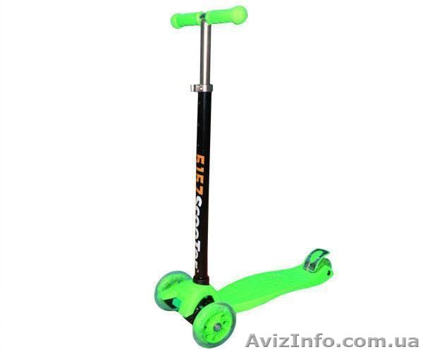 Детский самокат Trolo Mini салатовый - <ro>Изображение</ro><ru>Изображение</ru> #1, <ru>Объявление</ru> #1416097