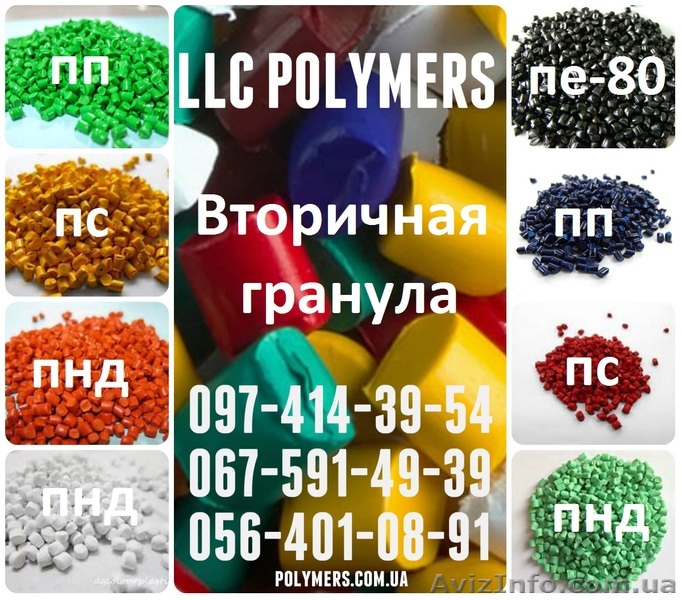 Качественная вторичная гранула полиэтилен ПЭНД, ПЭВД, ПС-УМП, АБС, ПП, ПЕ-100 - <ro>Изображение</ro><ru>Изображение</ru> #1, <ru>Объявление</ru> #1441105