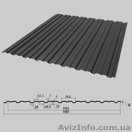 Продам профнастил  - <ro>Изображение</ro><ru>Изображение</ru> #1, <ru>Объявление</ru> #1470011