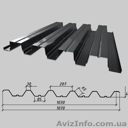 Продам профнастил ПК 45 от производителя - <ro>Изображение</ro><ru>Изображение</ru> #1, <ru>Объявление</ru> #1470016
