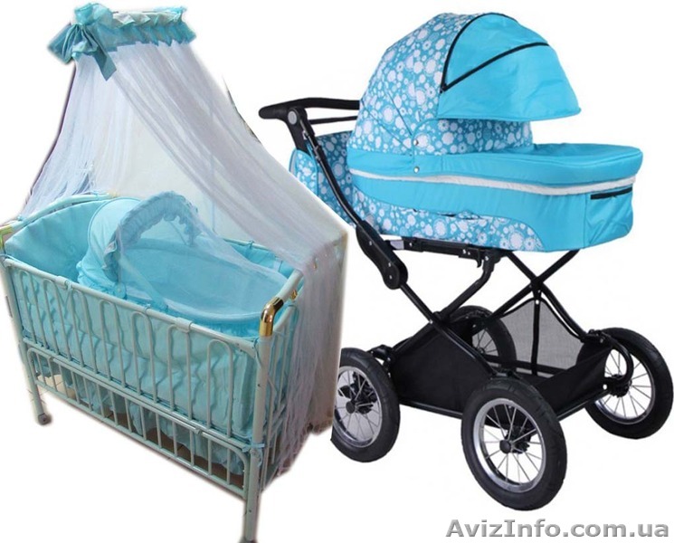 Акция! Коляска 2 в 1 Geoby + кроватка Geoby. Новое. Качество - <ro>Изображение</ro><ru>Изображение</ru> #1, <ru>Объявление</ru> #1468462