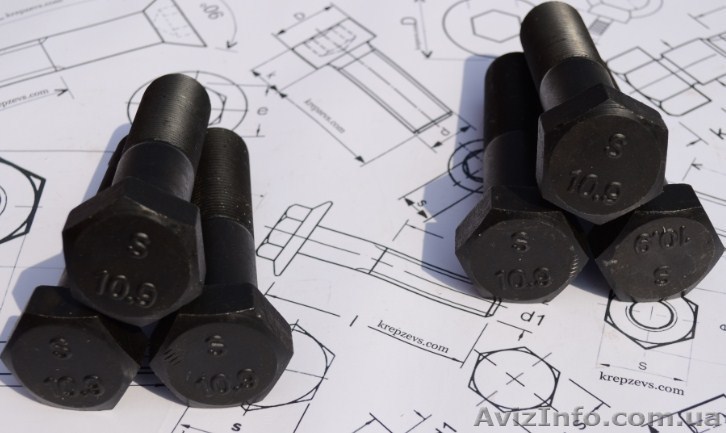 Продам болты М20 высокопрочные шестигранные  - <ro>Изображение</ro><ru>Изображение</ru> #1, <ru>Объявление</ru> #1476543