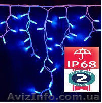 Бахрома 3х0.6м белый каучуковый кабель с мерцанием  - <ro>Изображение</ro><ru>Изображение</ru> #1, <ru>Объявление</ru> #1506378