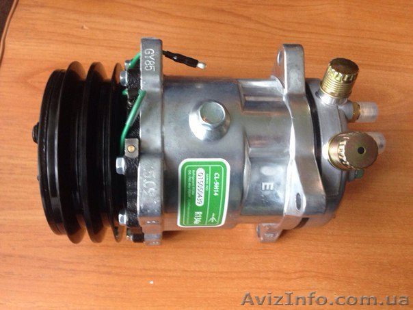 Компрессор авто кодиционера трактора МТЗ 12В / 24B. - <ro>Изображение</ro><ru>Изображение</ru> #1, <ru>Объявление</ru> #1509475