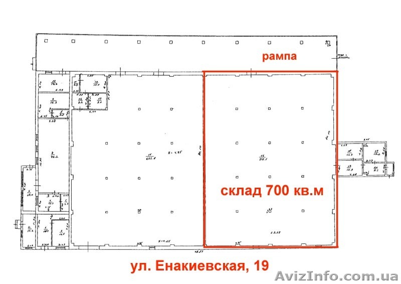 Сдам неотапливаемый склад 700 кв.м - <ro>Изображение</ro><ru>Изображение</ru> #1, <ru>Объявление</ru> #762617