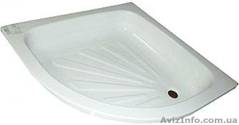 Поддон стальной мелкий полукруглый AQUART (80)  - <ro>Изображение</ro><ru>Изображение</ru> #1, <ru>Объявление</ru> #1514972