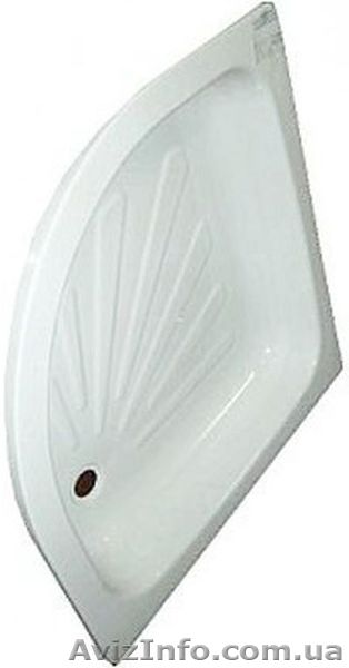 Поддон стальной мелкий полукруглый AQUART (90)  - <ro>Изображение</ro><ru>Изображение</ru> #1, <ru>Объявление</ru> #1514974