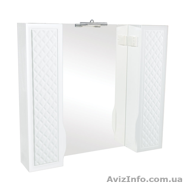 Зеркало Аква Родос РОДОРС 100 см с подсветкой и двумя пеналами  - <ro>Изображение</ro><ru>Изображение</ru> #1, <ru>Объявление</ru> #1514969