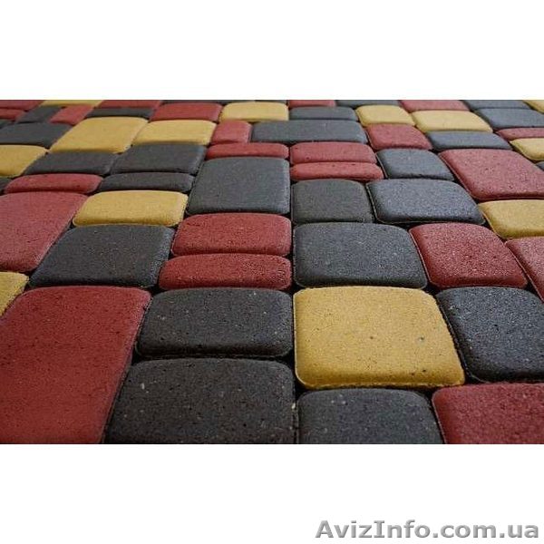 Плитка тротуарная "старый город" 40 мм. красная - <ro>Изображение</ro><ru>Изображение</ru> #1, <ru>Объявление</ru> #1553603
