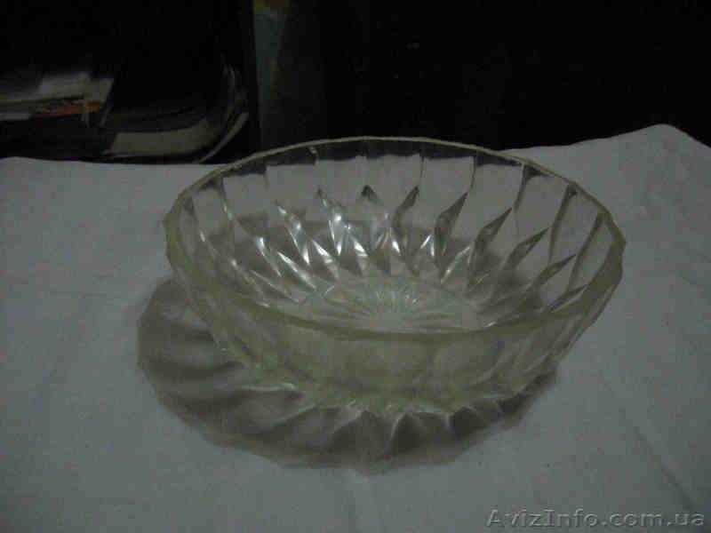 Ваза-салатница. 1970-й год. - <ro>Изображение</ro><ru>Изображение</ru> #1, <ru>Объявление</ru> #1639987