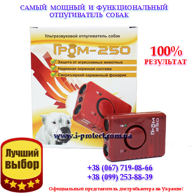 Купить средства защиты от злых собак Гром 250 - <ro>Изображение</ro><ru>Изображение</ru> #1, <ru>Объявление</ru> #1664523