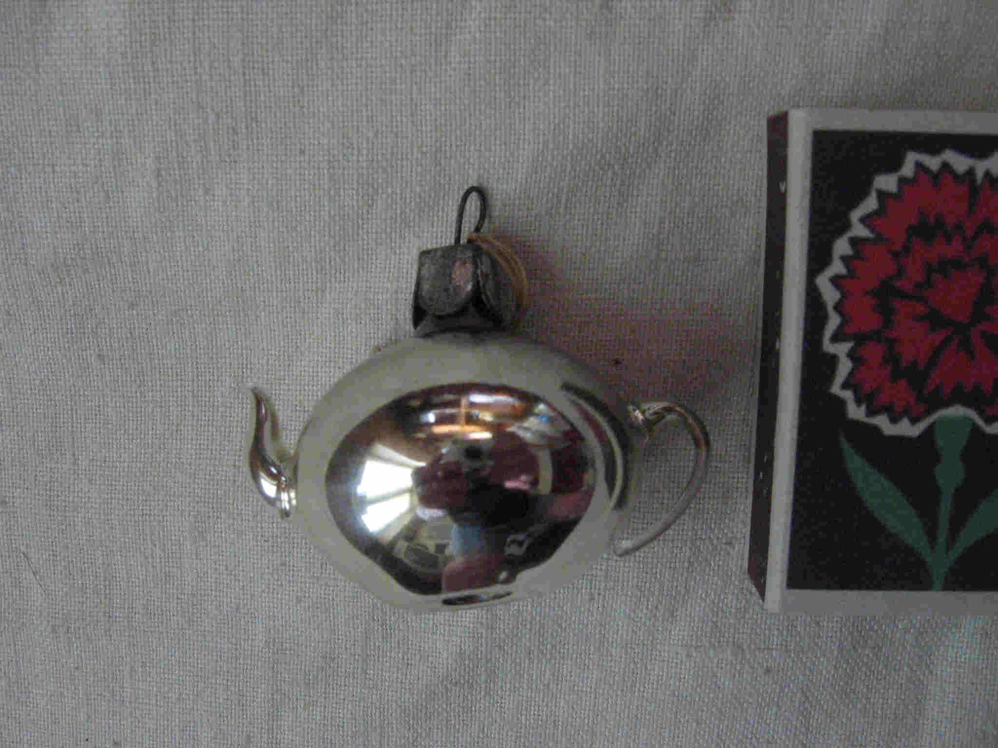 Елочная игрушка "Чайничек" (СССР) - <ro>Изображение</ro><ru>Изображение</ru> #1, <ru>Объявление</ru> #1140901